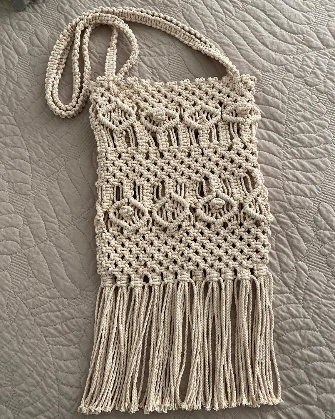 Large Macrame Shoulder Bag