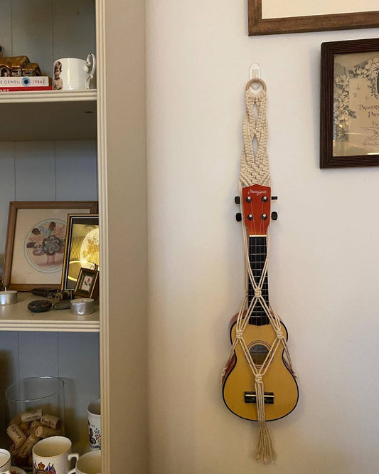 Macrame Ukulele Holder