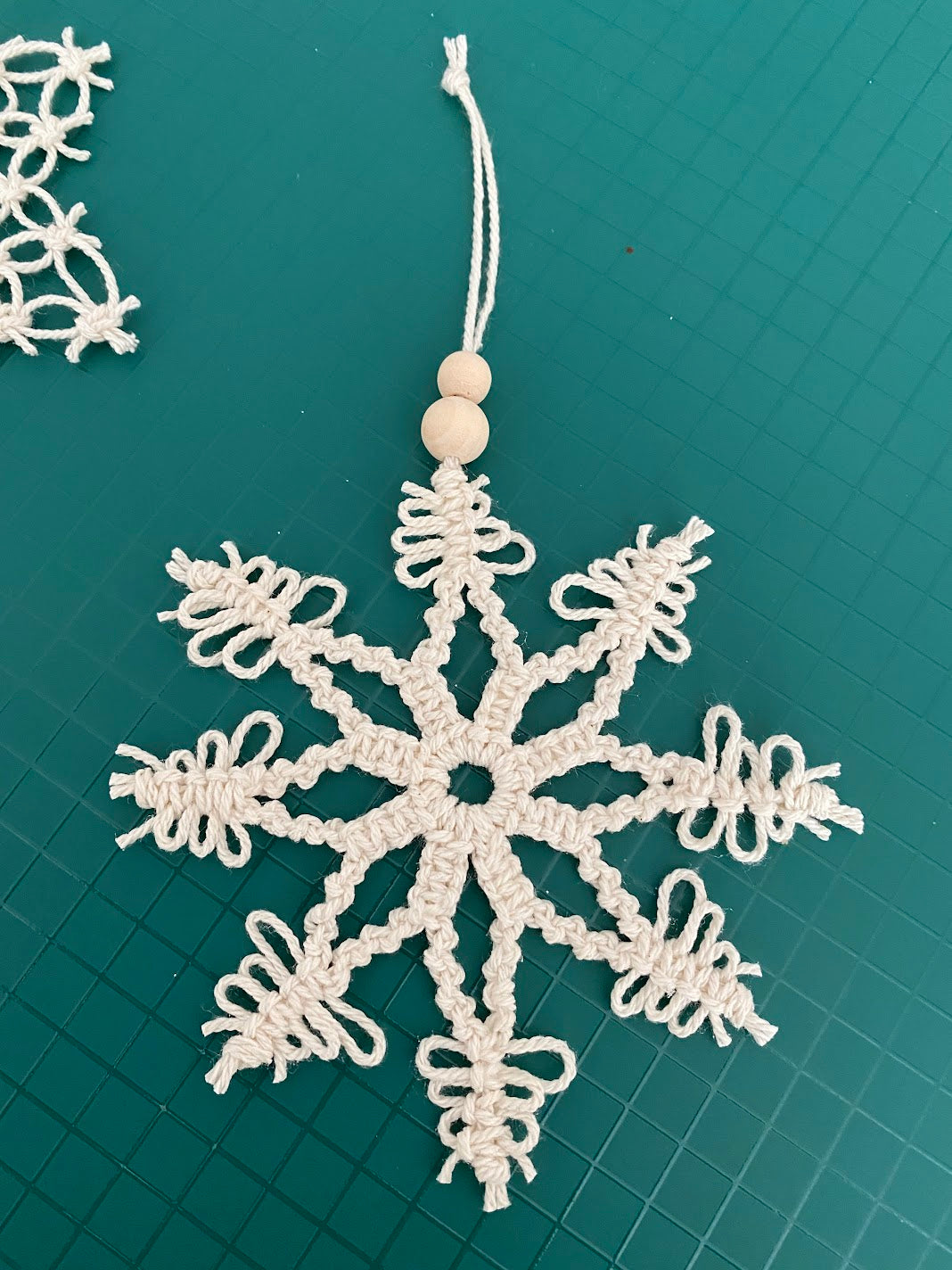 Macrame Snowflakes