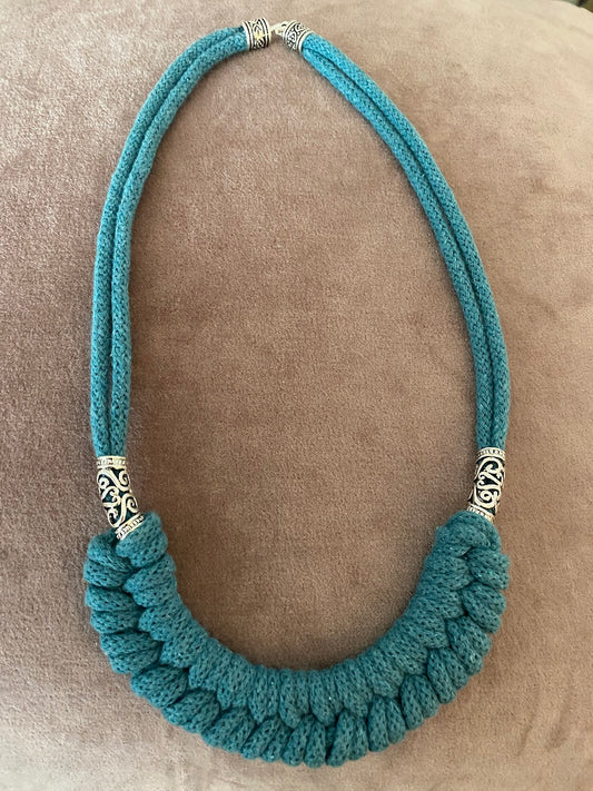 Teal Chunky Necklace