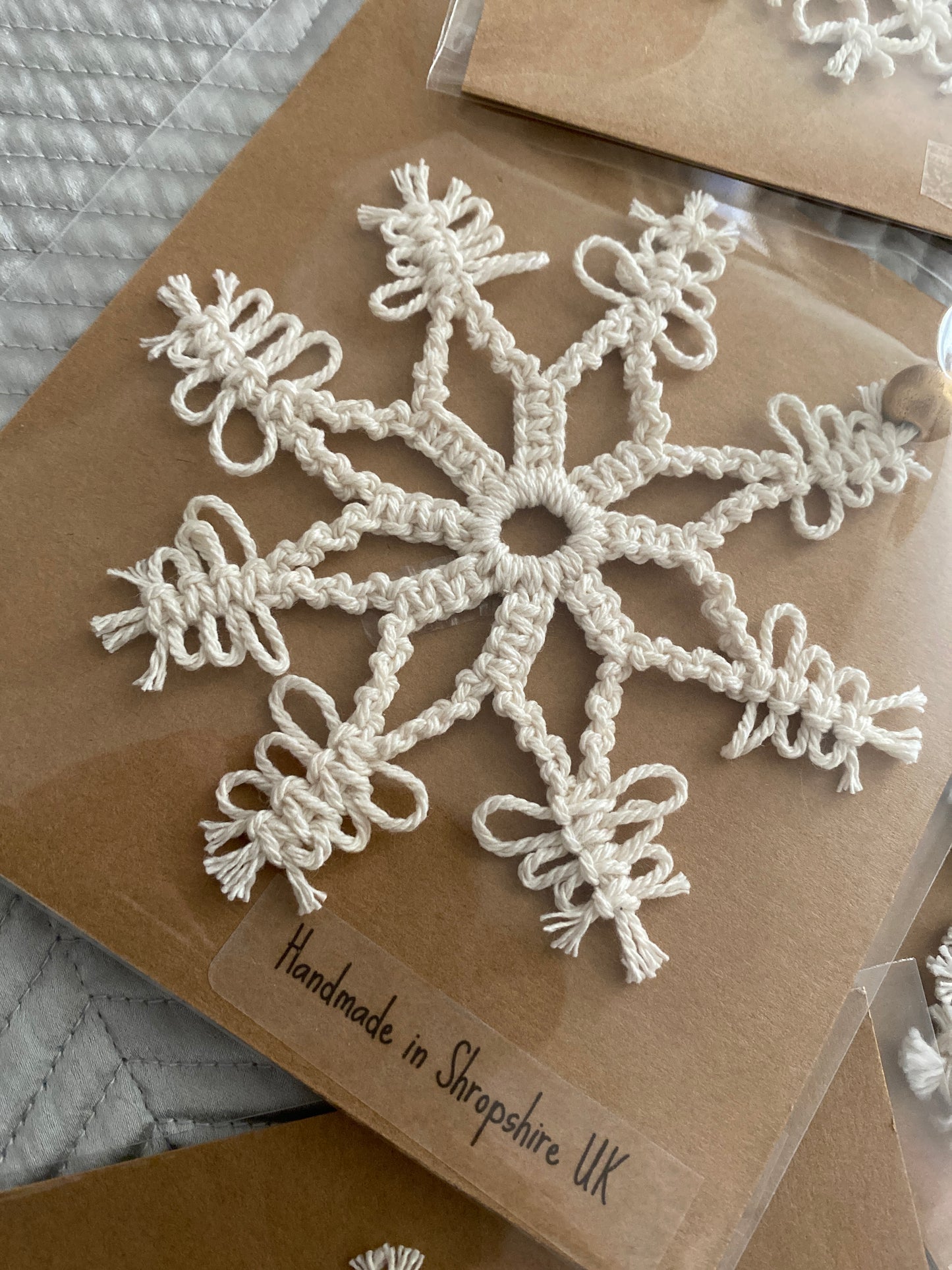 Macrame Snowflakes